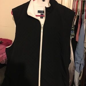Black and white Lady vest